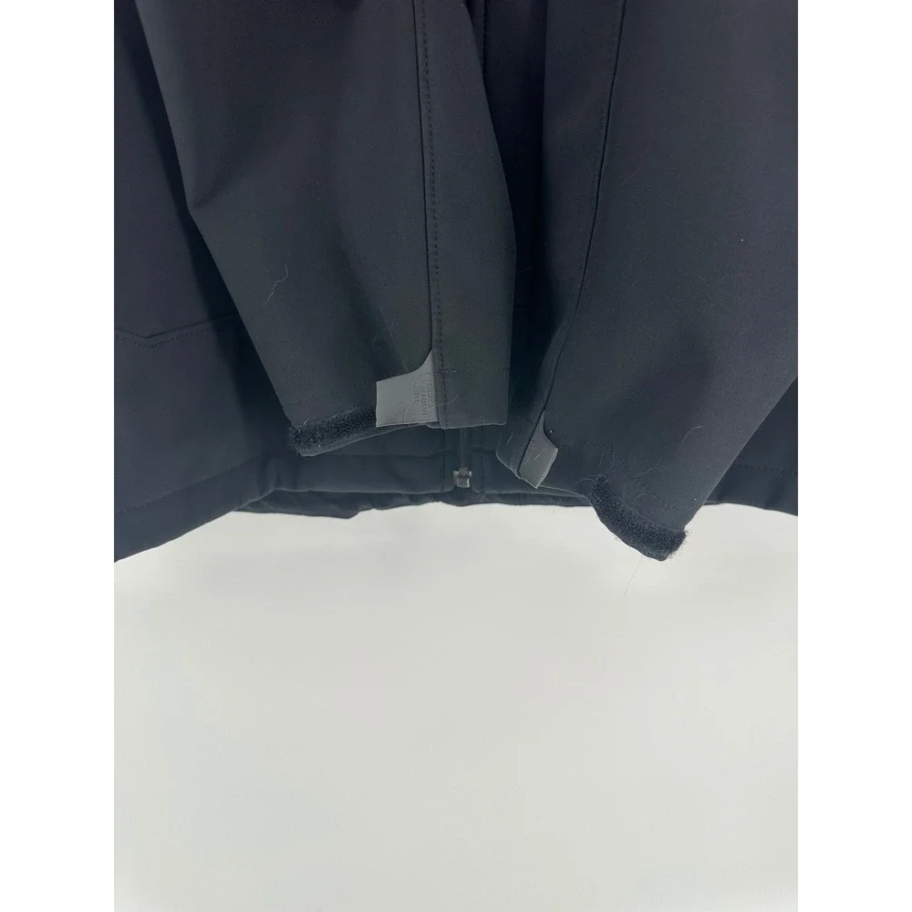 The North Face Mens Apex Bionic Softshell‎ Jacket Full Zip Large L Cuff damage